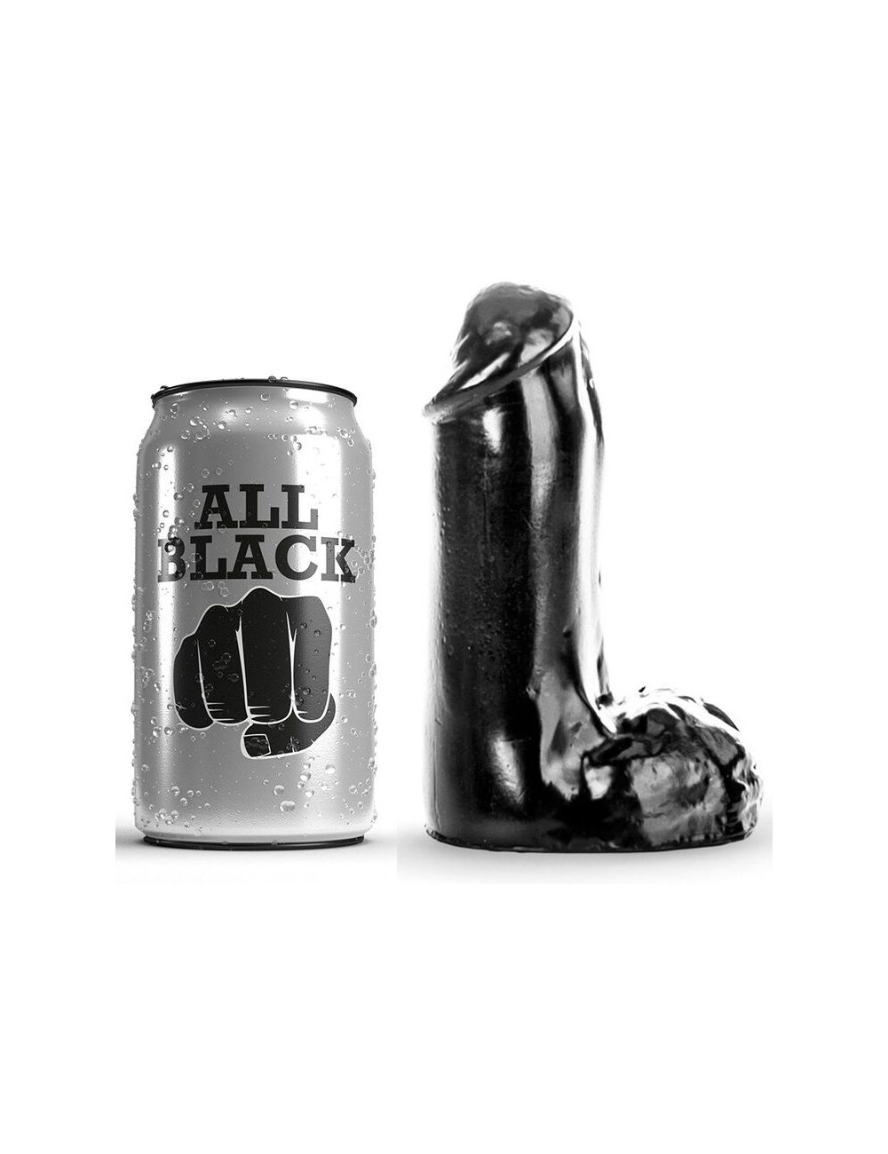 DILDO TUTTO NERO 13CM DILDO TUTTO NERO 13CM