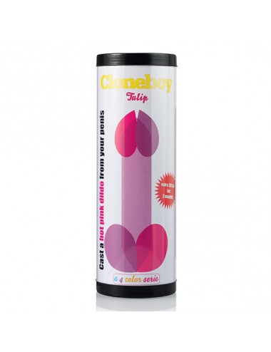 CLONEBOY DILDO TULIPANO ROSA INTENSO