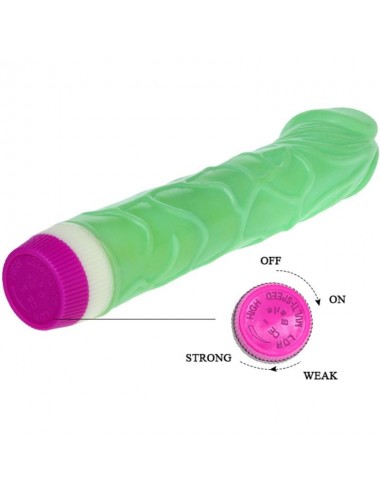 WAVES OF PLEASURE VIBRATOR 23 CM GREEN