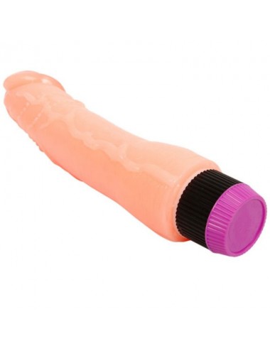 VIBRADOR REALISTICO FLEXIBLE NATURAL 24 CM