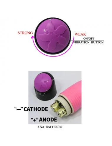 COLORFUL SEX VIBRADOR REALISTICO ROSA 23 CM