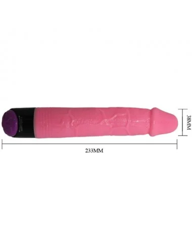 COLORFUL SEX VIBRADOR REALISTICO ROSA 23 CM