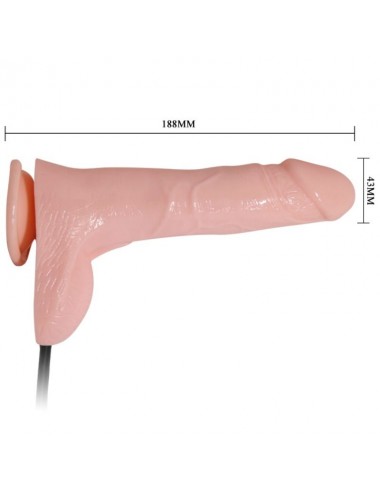 DILDO REALISTICO VIBRADOR E INFLABLE 18.8 CM