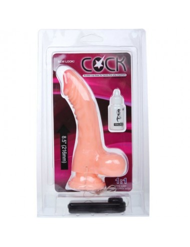 COCK DILDO REALISTICO CON VIBRACION 21.6 CM