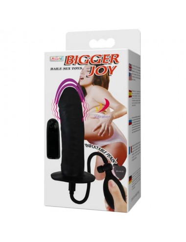 BIGGER JOY PENE HINCHABLE CON VIBRACION 16 CM