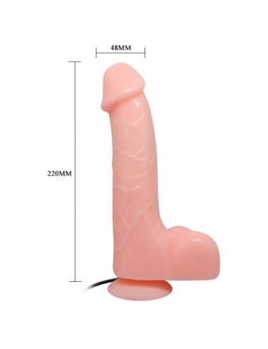 VIBRADOR REALISTICO BARBARA NATURAL 22 CM