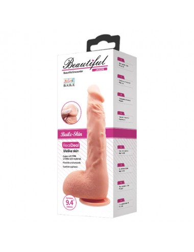 DILDO REALISTICO JASON NATURAL 24 CM