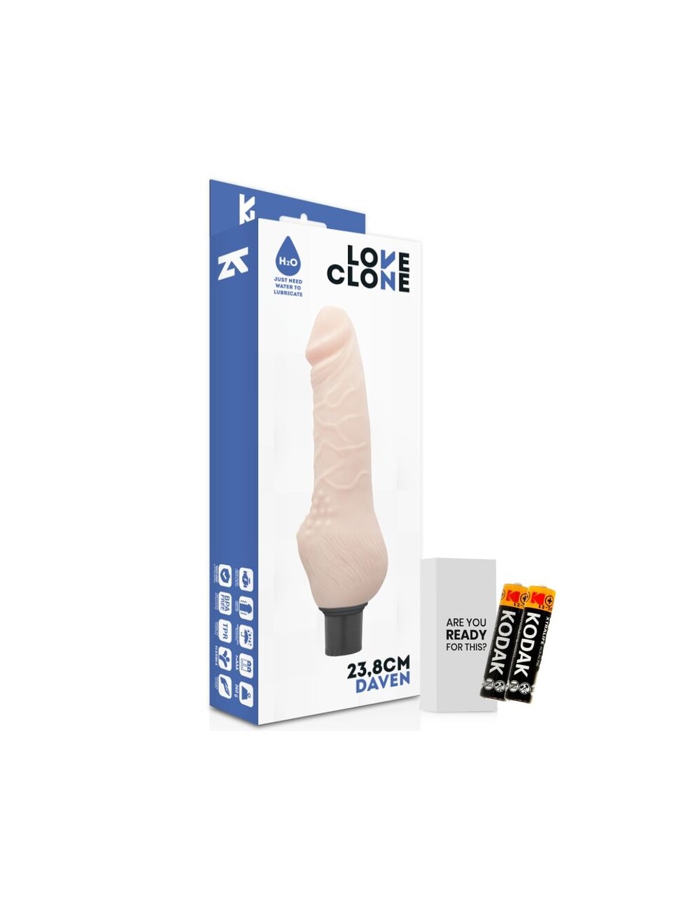 LOVECLONE DAVEN SELF LUBRIFICANTE REALISTICO 23 LOVECLONE DAVEN SELF LUBRIFICANTE REALISTICO 23