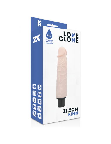 VIBRATORE LOVECLONE FINN AUTO LUBRIFICAZIONE 21,2 CM