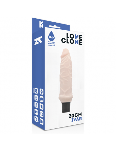 VIBRATORE AUTOLUBRIFICANTE LOVECLONE IVAR 20CM