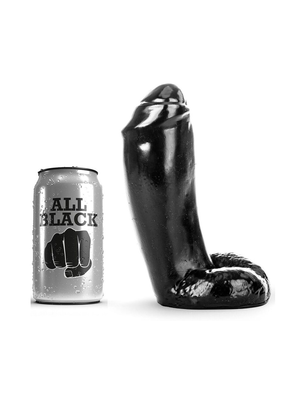 TUTTO NERO DONG REALISTICO 18CM TUTTO NERO DONG REALISTICO 18CM
