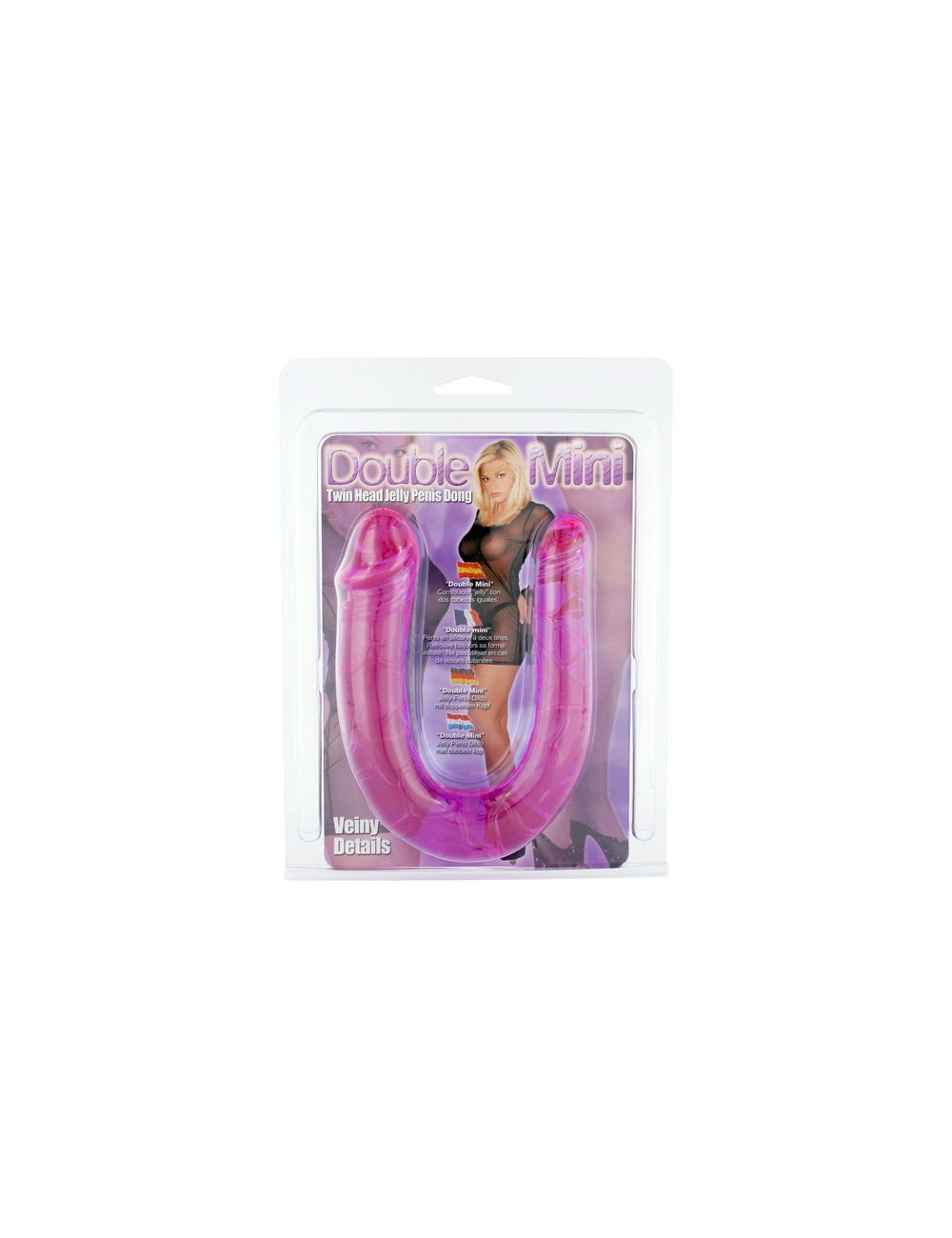 SEVENCREATIONS PENE CON DUE TESTE DI GELATINA FLESSIBILE SEVENCREATIONS PENE CON DUE TESTE DI GELATINA FLESSIBILE