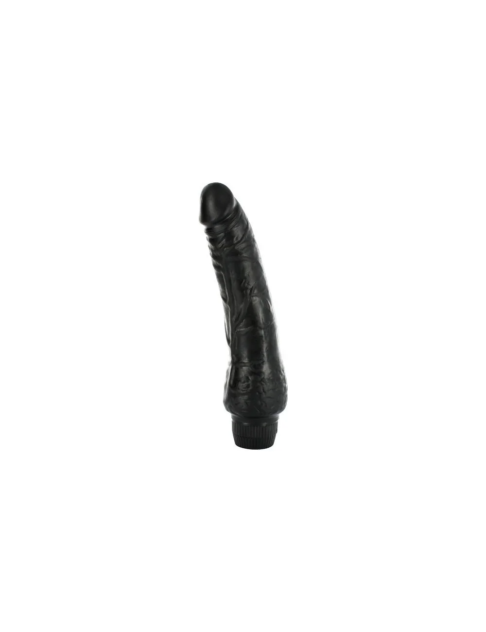 SEVENCREATIONS VIBRATORE VINIL P-SHAPE PENE NERO 20 CM. SEVENCREATIONS VIBRATORE VINIL P-SHAPE PENE NERO 20 CM.