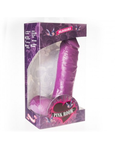 CAMERA ROSA ANTON DILDO REALISTICO VIOLA 21