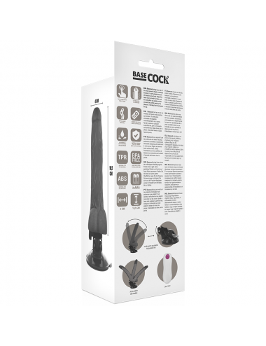 BASECOCK TELECOMANDO REALISTICO PIEGHEVOLE NERO 18,5 CM