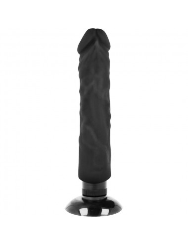 BASECOCK REALISTIC VIBRATOR 2-1 NERO 20CM