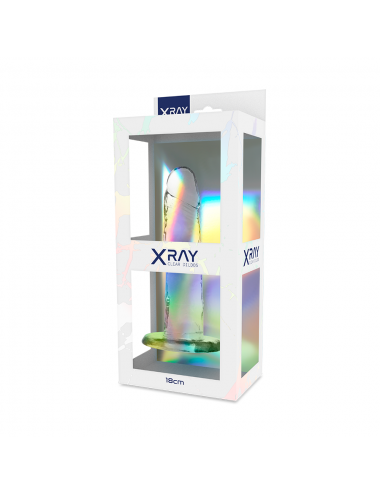 XRAY CLEAR DILDO TRANSPARENTE 18CM X 4CM