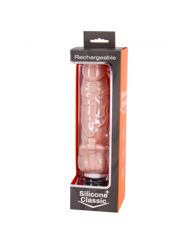 SEVENCREATIONS VIBRATORE RICARICABILE NATURALE 7V 18CM