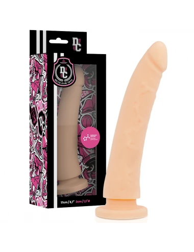 DELTA CLUB TOYS DILDO NATURAL SILICONA MEDICA 17 X 3 CM