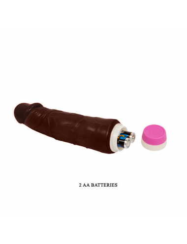 WAVES OF PLEASURE VIBRATOR 19.5 CM BROWN