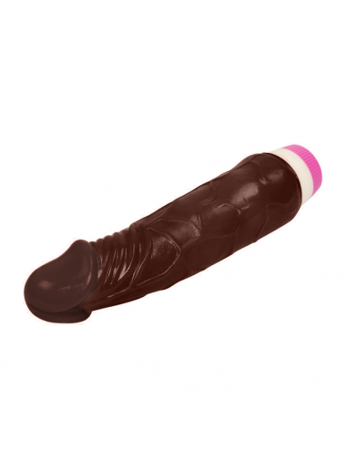 WAVES OF PLEASURE VIBRATOR 19.5 CM BROWN