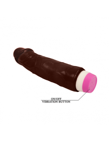 WAVES OF PLEASURE VIBRATOR 19.5 CM BROWN