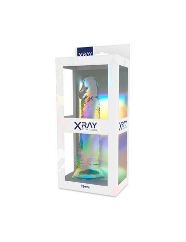 XRAY ARNÉS + DILDO TRANSPARENTE 19CM X 4CM