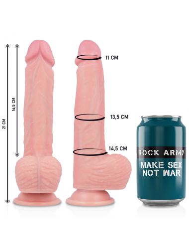 IMBRACATURA ROCKARMY + SILICONE LIQUIDO PREMIUM SPITFIRE REALISTICO 21CM