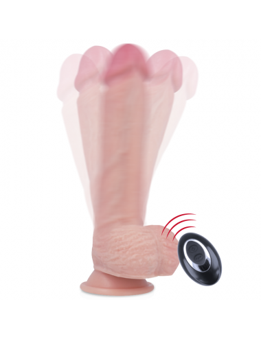 IMBRACATURA ROCKARMY + VIBRATORE IN SILICONE LIQUIDO TELECOMANDO APACHE PREMIUM 22CM