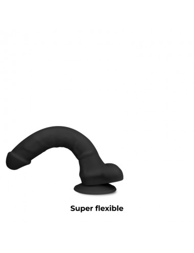 IMBRACATURA COCK MILLER + COCKSIL DENSITA'' SILICONE ARTICOLABILE NERO 13 CM