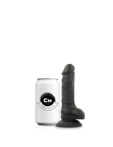 IMBRACATURA COCK MILLER + COCKSIL DENSITA'' SILICONE ARTICOLABILE NERO 13 CM