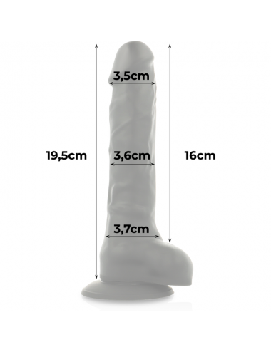 COCK MILLER IMBRACATURA + SILICONE DENSITA'' ARTICOLABILE COCKSIL NERO 19,5 CM
