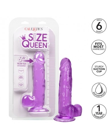 DILDO REGINA DIMENSIONI CALEX - VIOLA 15