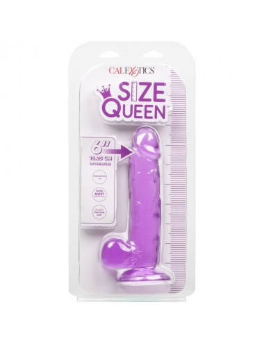 DILDO REGINA DIMENSIONI CALEX - VIOLA 15,3 CM