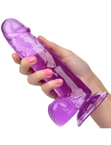 DILDO REGINA DIMENSIONI CALEX - VIOLA 15,3 CM