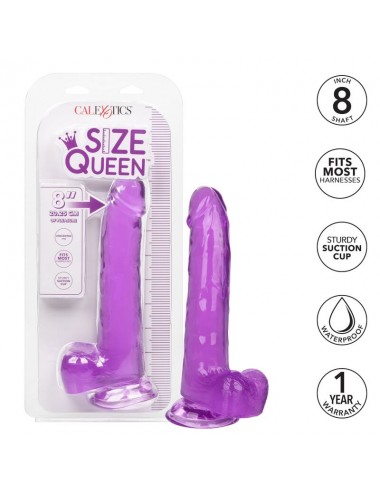 DILDO REGINA DIMENSIONI CALEX - VIOLA 20