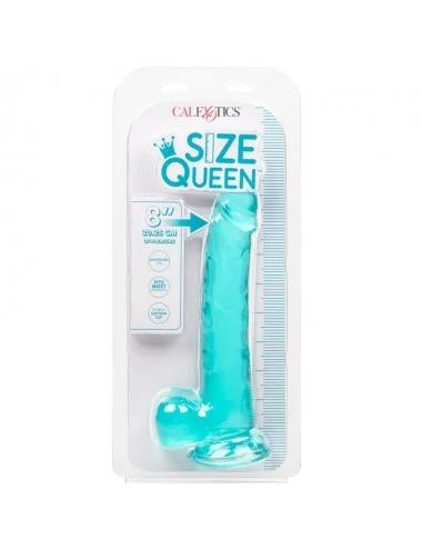 CALEX SIZE QUEEN DILDO - AZUL 20.3 CM