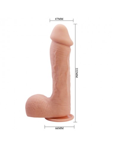 BELLISSIMO INCONTRO JOHNSON LIFELIKE SKIN DILDO 22 CM