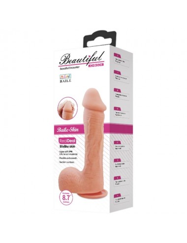 BELLISSIMO INCONTRO JOHNSON LIFELIKE SKIN DILDO 22 CM