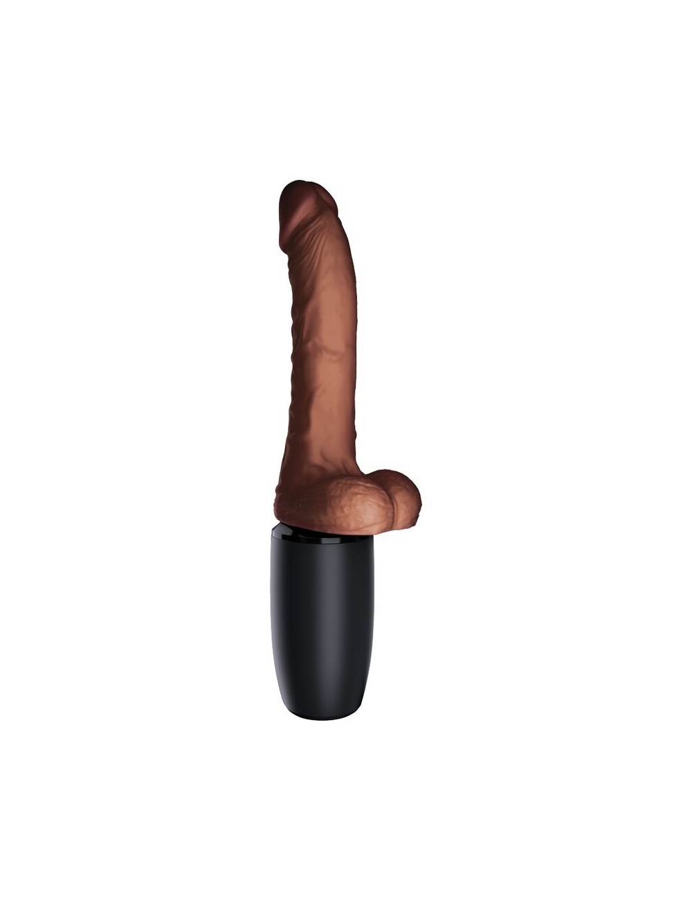 KING COCK PLUS TRIPLA MINACCIA - COLORE MARRONE DELLA PELLE KING COCK PLUS TRIPLA MINACCIA - COLORE MARRONE DELLA PELLE