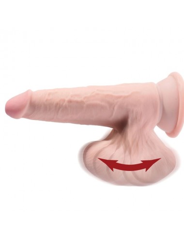KING COCK PLUS 3D COCK SWINGING BALLS 24