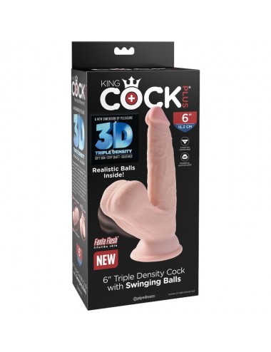 KING COCK PLUS 3D COCK SFERE OSCILLANTI 12,7 CM
