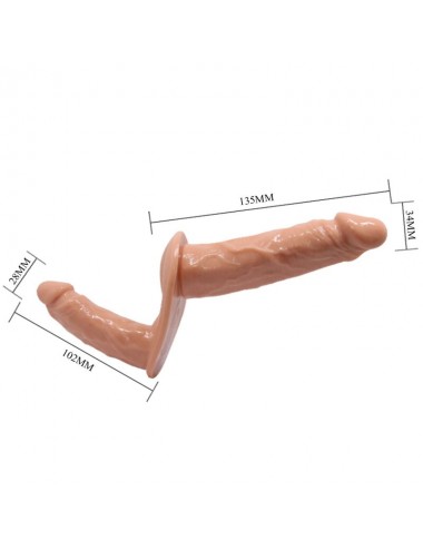BAILE IMBRACATURA ULTRA PASSIONATA CON DOPPIO DILDOS STRAP ON