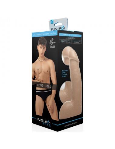 FLESHJACK RENO ORO DILDO 19 CM
