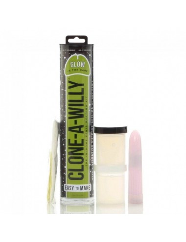 CLONE A WILLY CLONADOR PENE VERDE LUMINISCENTE CON VIBRADOR