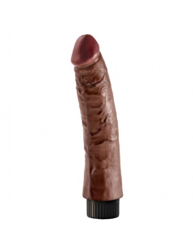DILDO VIBRADOR KING COCK 20.32 CM MARRON