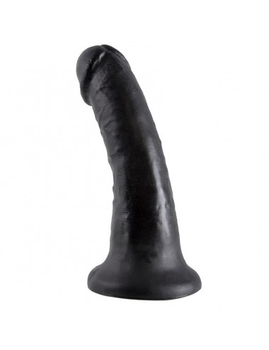 KING COCK 6" PENE NEGRO 15.2 CM