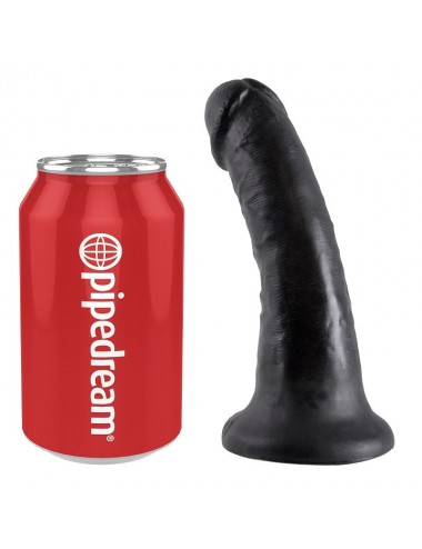 KING COCK 6" PENE NEGRO 15.2 CM