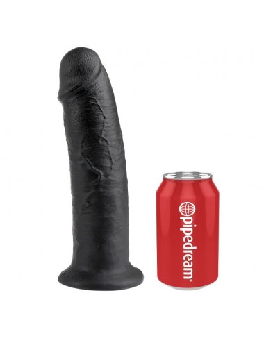 KING COCK 10" PENE NEGRO 25 CM