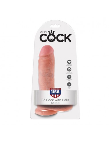 KING COCK 8 "COCK CARNE CON PALLINE 20